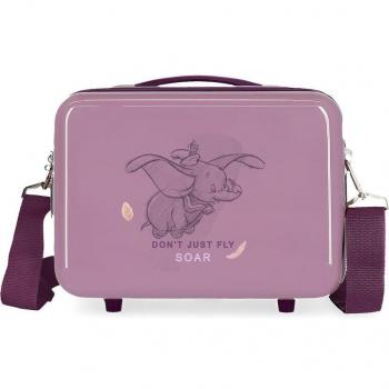 Neceser Disney Dumbo Morado ABS para Niños