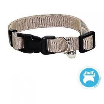 Collar Elástico para Gatos Liso Beige