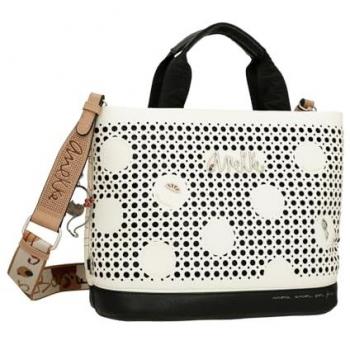 Bolso de mano Lunares con bandolera ajustable