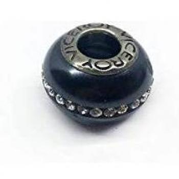 Abalorio Vencería Negra de 1 cm