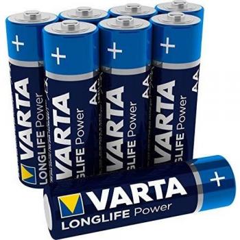 Varta Pila Longlife Power AA Mignon LR06 (paquete de 8 unidades) pila alcalina
