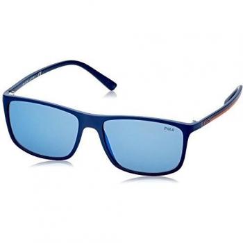 Polo Ralph Lauren 0PH4115, Gafas de Sol para Hombre, Azul (Matte Navy Blue), 57