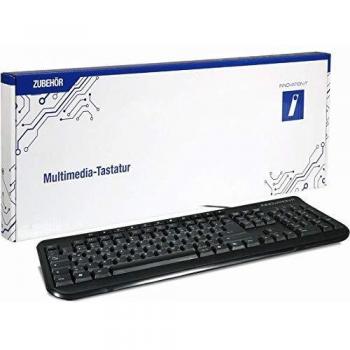 Tastiera Innovazione IT KEY‑613M USB QWERTZ Germania Nera