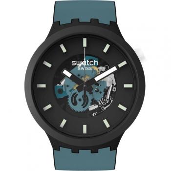 Reloj Swatch Night Trip Big Bold Negro Bio Silicona