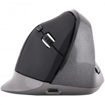 Mouse Wireless Bluestork M‑WL‑ERGO‑BK Nero
