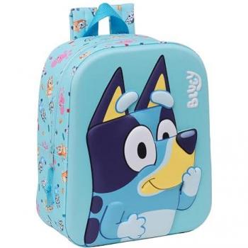 Mochila Escolar Bluey Azul cielo 22 x 27 x 10 cm 3D
