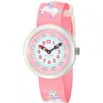 Flik Flak Reloj Analógico para Chicas de Cuarzo con Correa en Tela ZFBNP121
