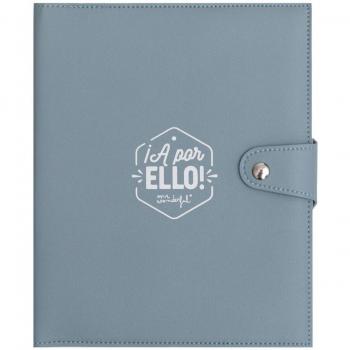 Mr. Wonderful Portadocumentos Gris “¡A por Ello!”