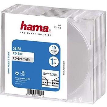 Manicotto CD Sottile Hama, Confezione da 10