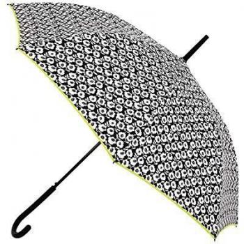 Paraguas Largo Automático Vogue 184V Negro/Amarillo