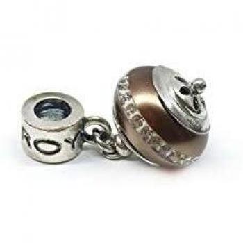 Abalorio Viceroy Mujer 1 cm Marrón