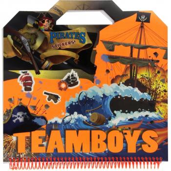 Pirates. Color & stickers Teamboys. Con adesivi