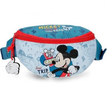 Riñonera Mickey Road Trip azul Disney