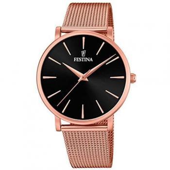Reloj FESTINA Para Mujer F20477 Boyfriend Caja de Acero inoxidable 316l Rosa