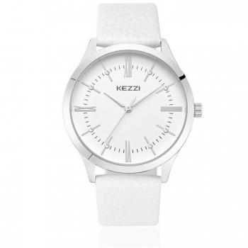 Reloj KEZZI de cuero con números romanos para hombre y mujer