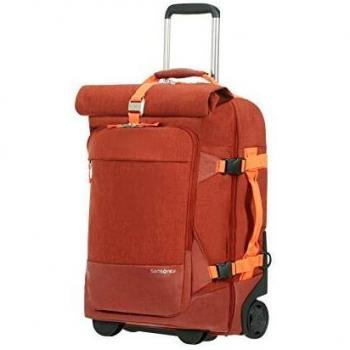 Mochila Samsonite Ziproll con Ruedas (55 cm), Naranja Oscuro
