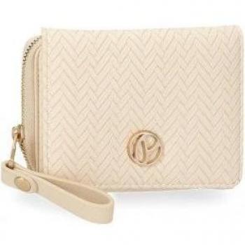Billetero con monedero Pepe Jeans Sprig beige