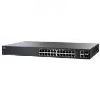 Cisco Smart Switch Fast Ethernet a 24 porte e 2 porte Gigabit Ethernet (SF220-24-K9-UK)