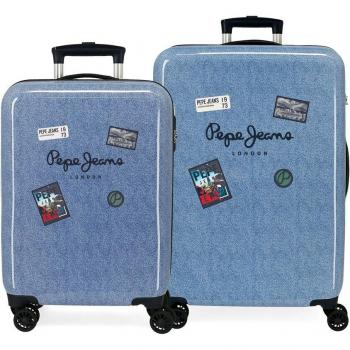 Pepe Jeans. Juego de Maletas Digital Damon rígidas 55-68cm