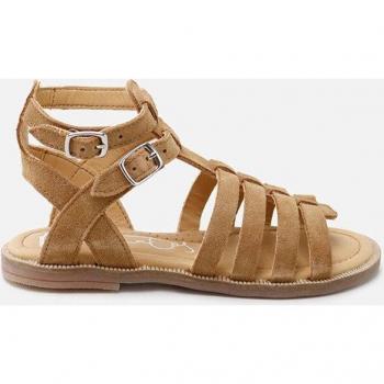 Sandalias de niña en piel color cuero (Eli 1957)