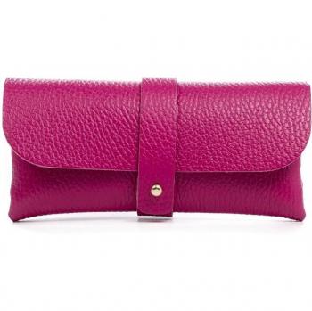 Mini bolso de mano Firenze Artegianni Argelato, piel auténtica Dollaro, 16x4x8 cm