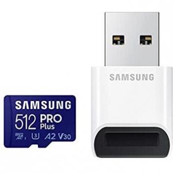Samsung PRO Plus 512 GB MicroSDXC UHS-I Classe 10 MB-MD512KB/WW