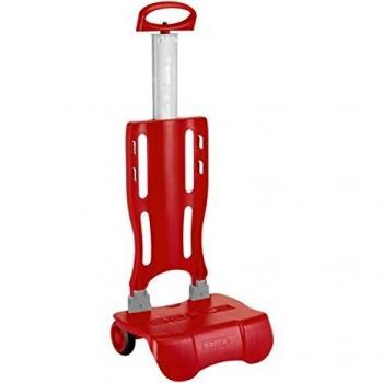 Carro Portamochilas Plegable un Asa Rojo (295X230X850 Mm)