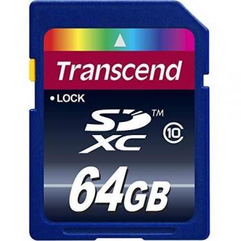 Transcend 64GB SDXC C10 TS64GSDXC10