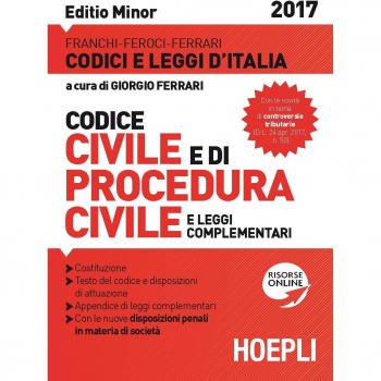 Codice civile e di procedura civile e leggi complementari. Ediz. minore