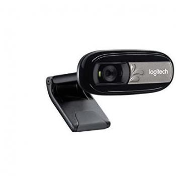 Logitech C170 Webcam, 5MP, microfono incorporato, colori nero e antracite