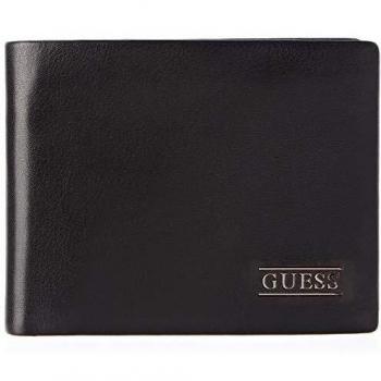GUESS Nueva Boston Billetera con Monedero Negra