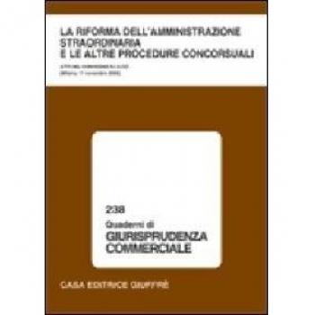 Riforma amministrazione straordinaria