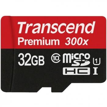 Scheda di memoria MicroSDXC da 32 GB Transcend