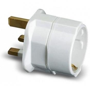Adaptador de enchufe inglés a europeo 10A-250V