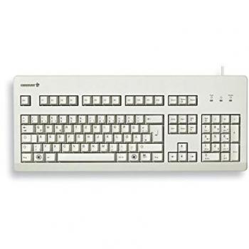 Cherry G80-3000 USB + PS/2 QWERTY Inglese UK Grigio
