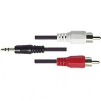 Atlantis Audio Linea 1,5 m – 3,5 mm M/M RCA Nero/Rosso/Bianco