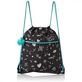 Kipling SUPERTABOO Bolsa de deporte infantil, 45 cm, 15 litros, Multicolor (Chica Doodle)