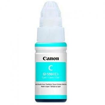 INCHIOSTRO CANON GI-590 CIANO 70 ML ORIGINALE 7 COPIE