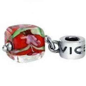 Abalorio Viceroy 1 cm Rojo