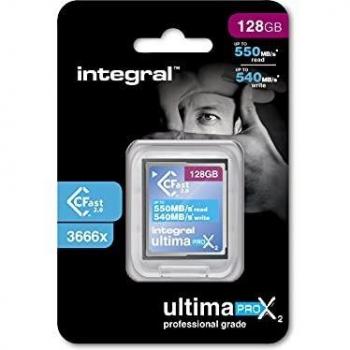 Integral UltimaPro x2, scheda di memoria da 32 GB, CFast 2.0 da 128 GB