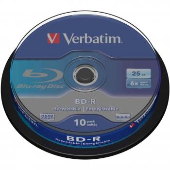 Verbatim Disco Ottico BD-R SL 25GB 10 Pz