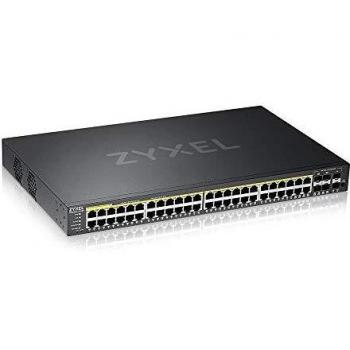 ZyXEL GS2220-50HP-EU0101F switch di rete Gestito L2 Gigabit Ethernet 101001000 Supporto Power over (PoE) Nero