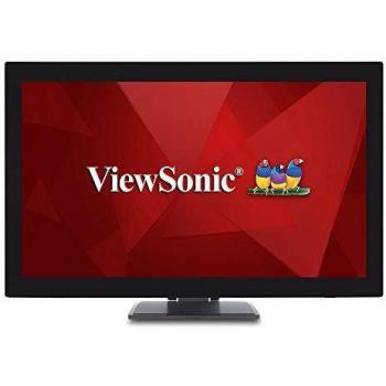 ViewSonic TD2760 27 Full HD 10-Point Touch Monitor con RS232, VGA, HDMI, DisplayPort, ergonomia avanzata, Eye Care