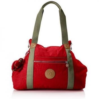 Kipling ART M Bolsa de tela y playa, 58 cm, 26 litros, Rojo (True Red C)