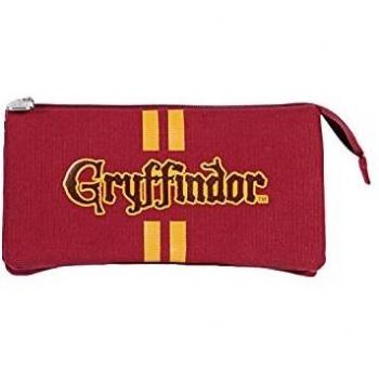 KARACTERMANIA Harry Potter Lion-Estuche Portatodo Triple HS, Rojo