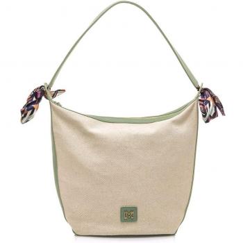 Mariamare Bolso Scarfi Blanco y Verde para Mujer