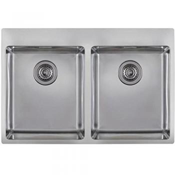 Fregadero de cocina Teka Forlinea R15 2C 740 – Mueble de 80 cm en acero inoxidable