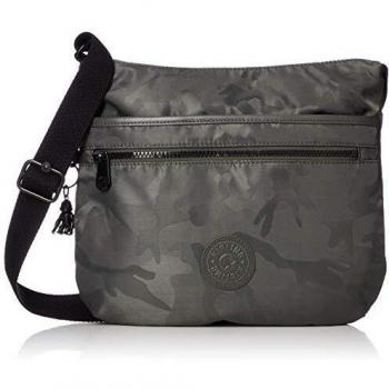 Kipling ARTO, Bolsa de tiempo libre y sportwear para mujer, Verde (SATIN CAMO), Única