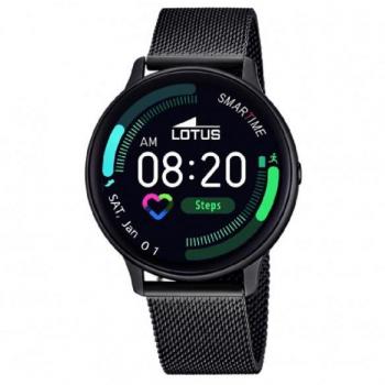 Smartwatch Lotus Colección 50016/a, 180mah, Ips 1.28’’ Correa de Acero Inoxidable 316l