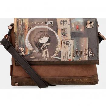 Bolso de solapa con tres compartimentos individuales Anekke Shoen